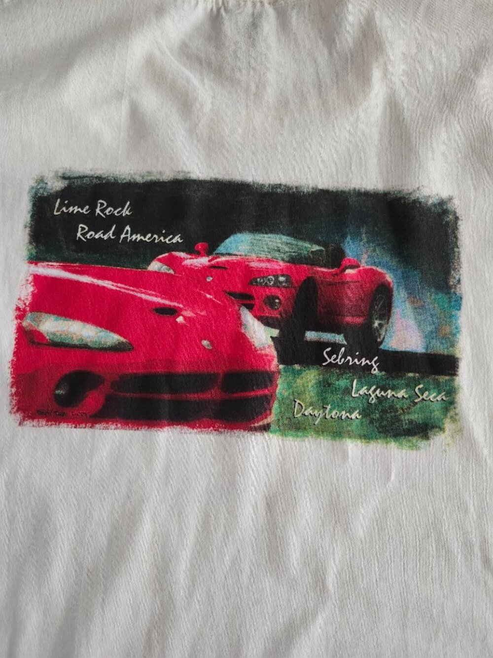 Vintage 90s Y2K Dodge Viper Skip Barber Driving School Graduate T-Shirt Mens XL